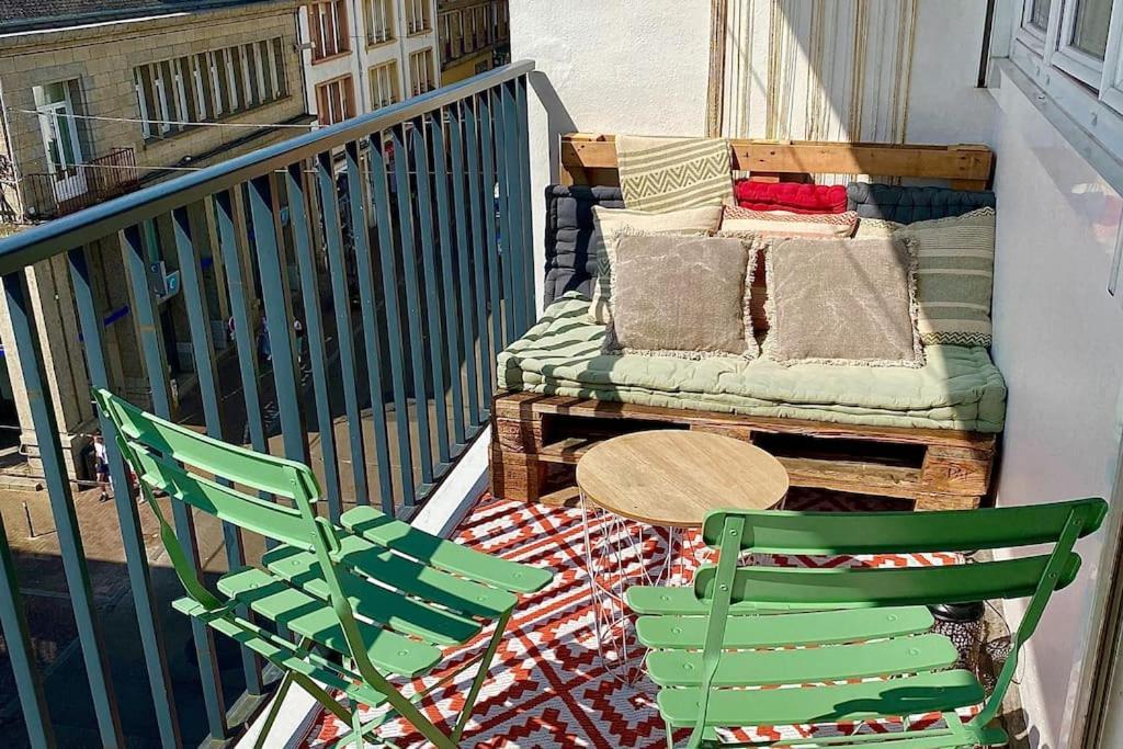 Joli T2 En Centre-Ville Lorient Avec Balcon Cosy Exterior photo