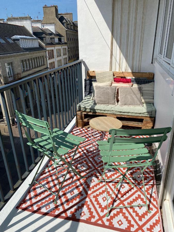 Joli T2 En Centre-Ville Lorient Avec Balcon Cosy Exterior photo